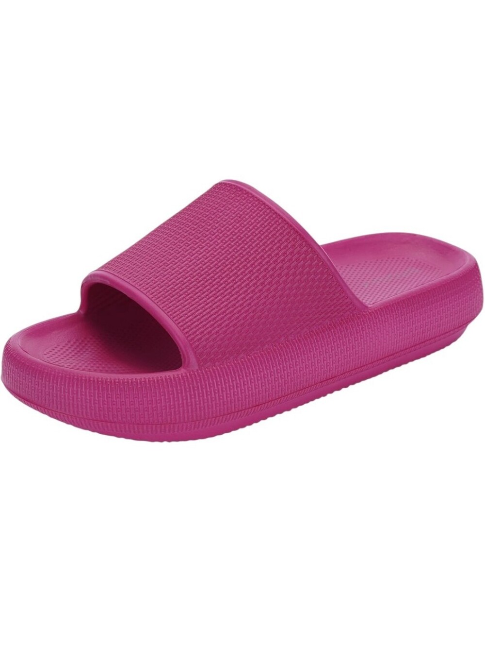 Cloud Pillow Slippers House Slides Shower Sandals Women's 7.5 - 8.5 Rose Red